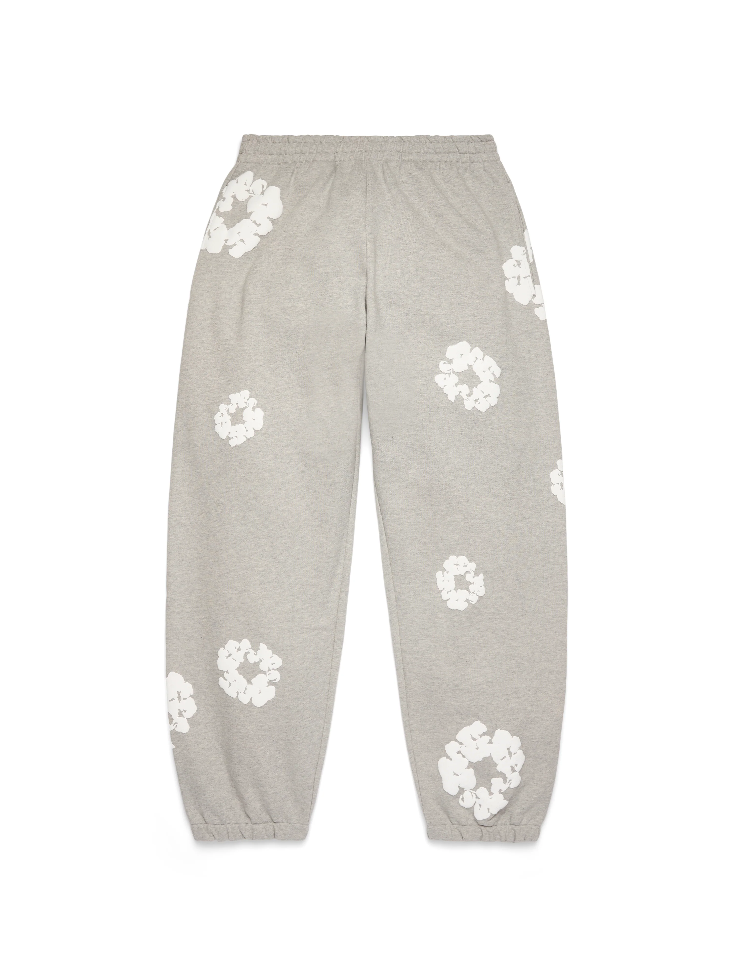 Cotton Wreath Sweatpants Grey