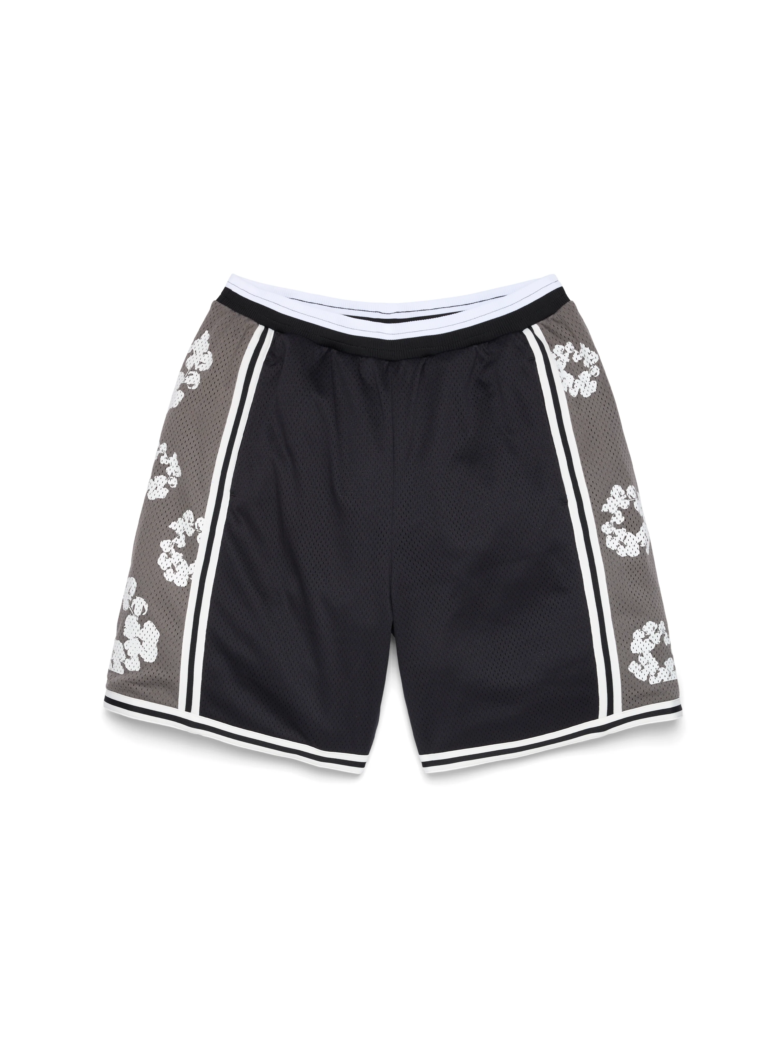 Cotton Wreath 90s Basketball Shorts Black
