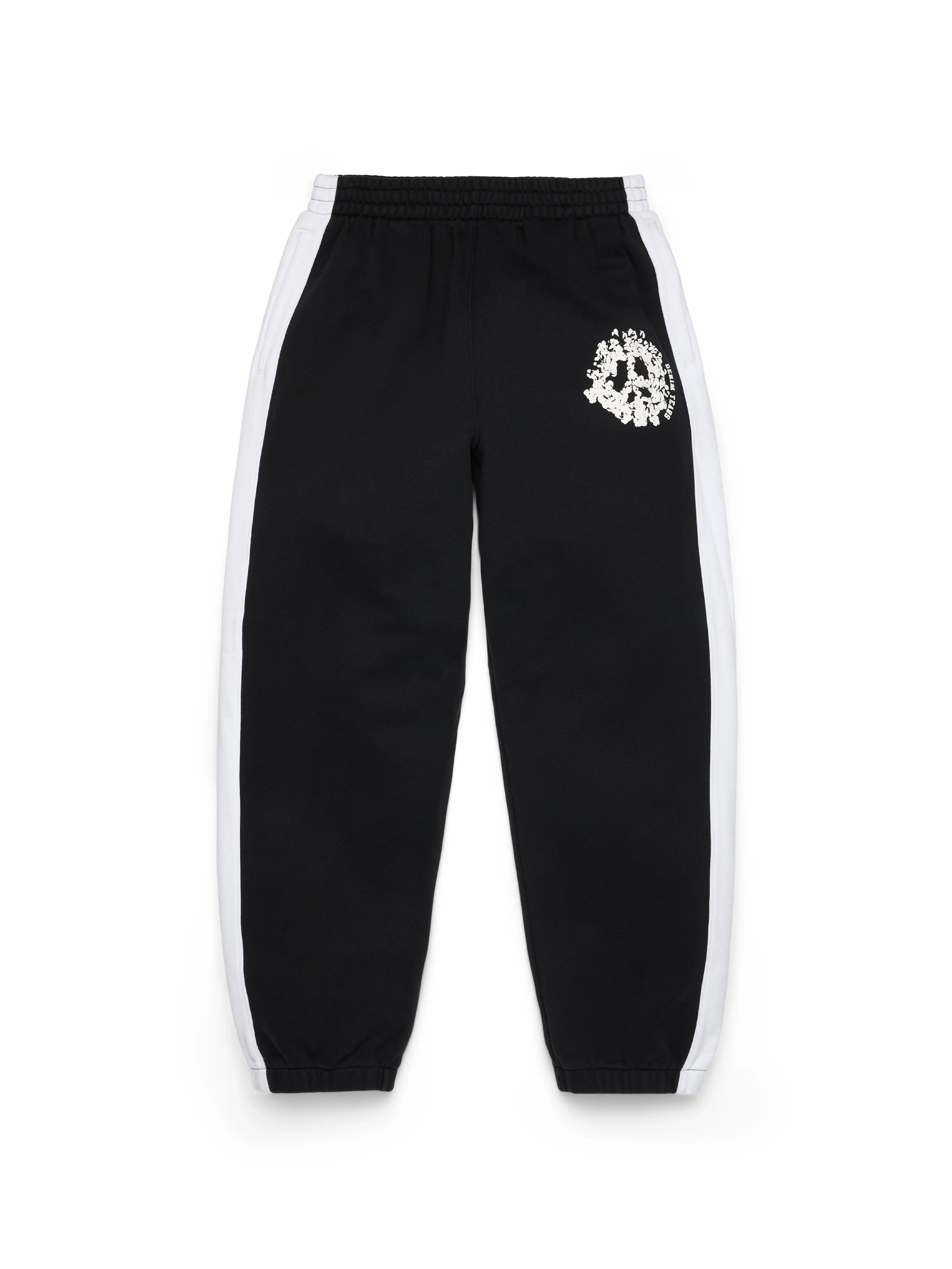 Denim U Paneled Sweatpant Black