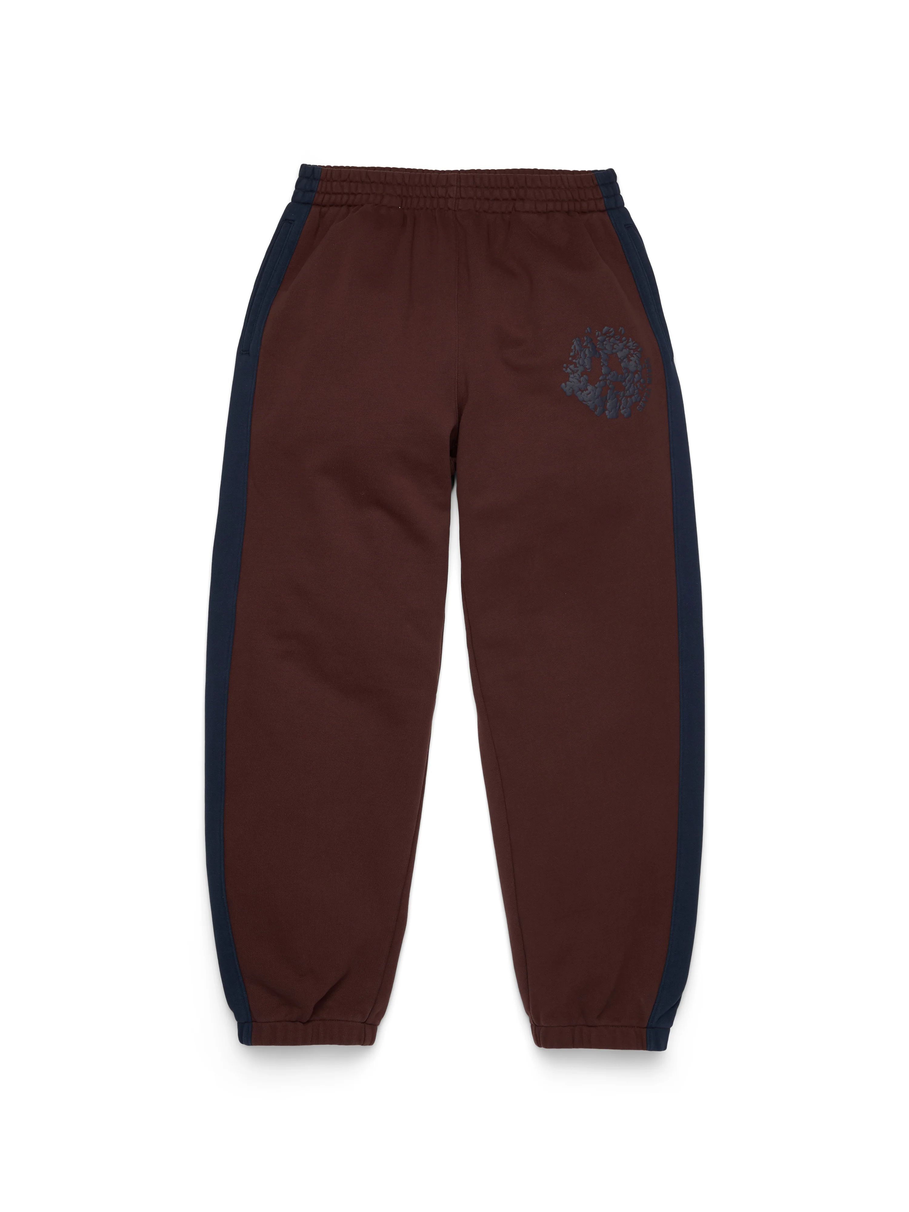 Denim U Paneled Sweatpant Brown