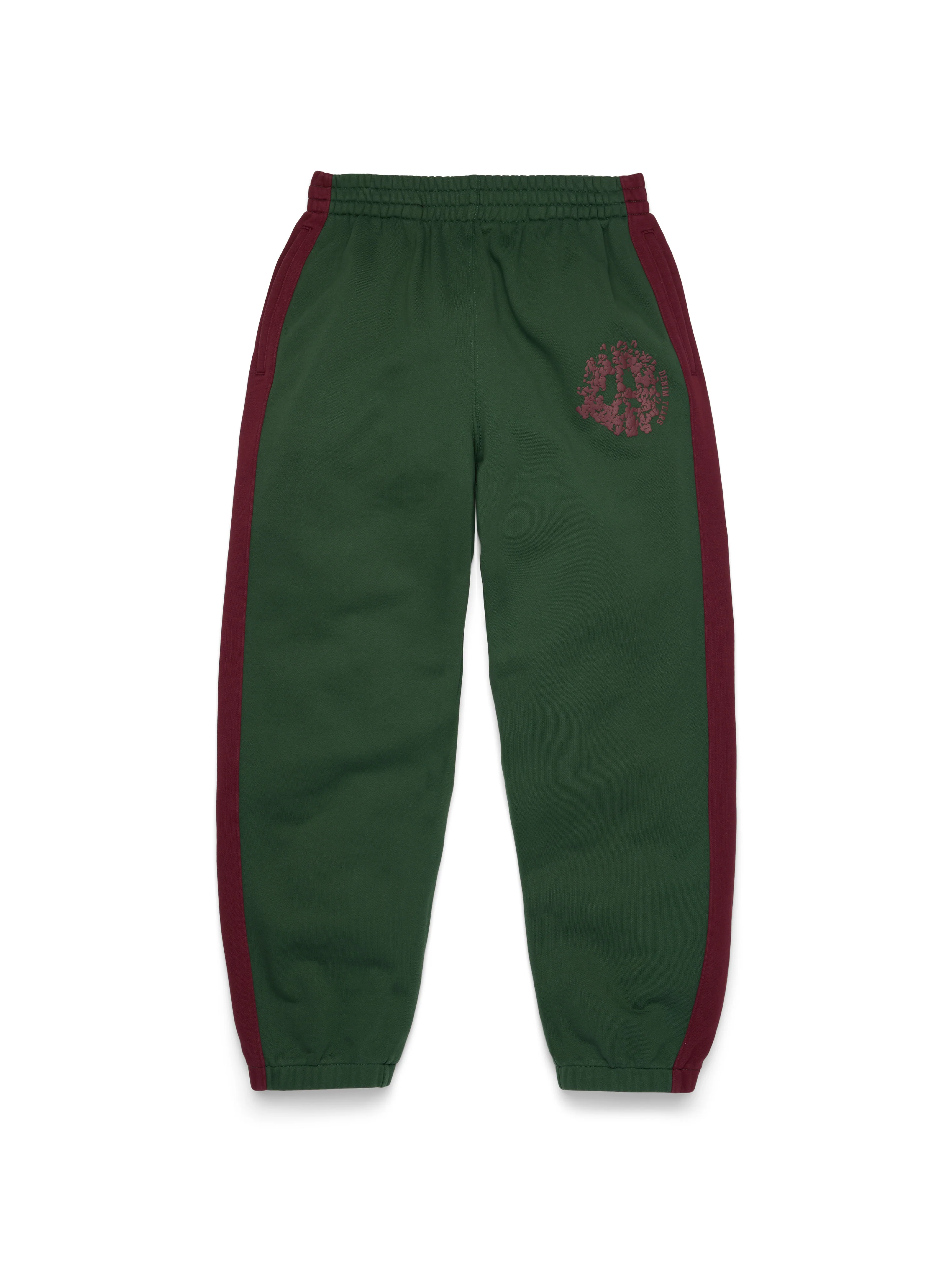 Denim U Paneled Sweatpant Green
