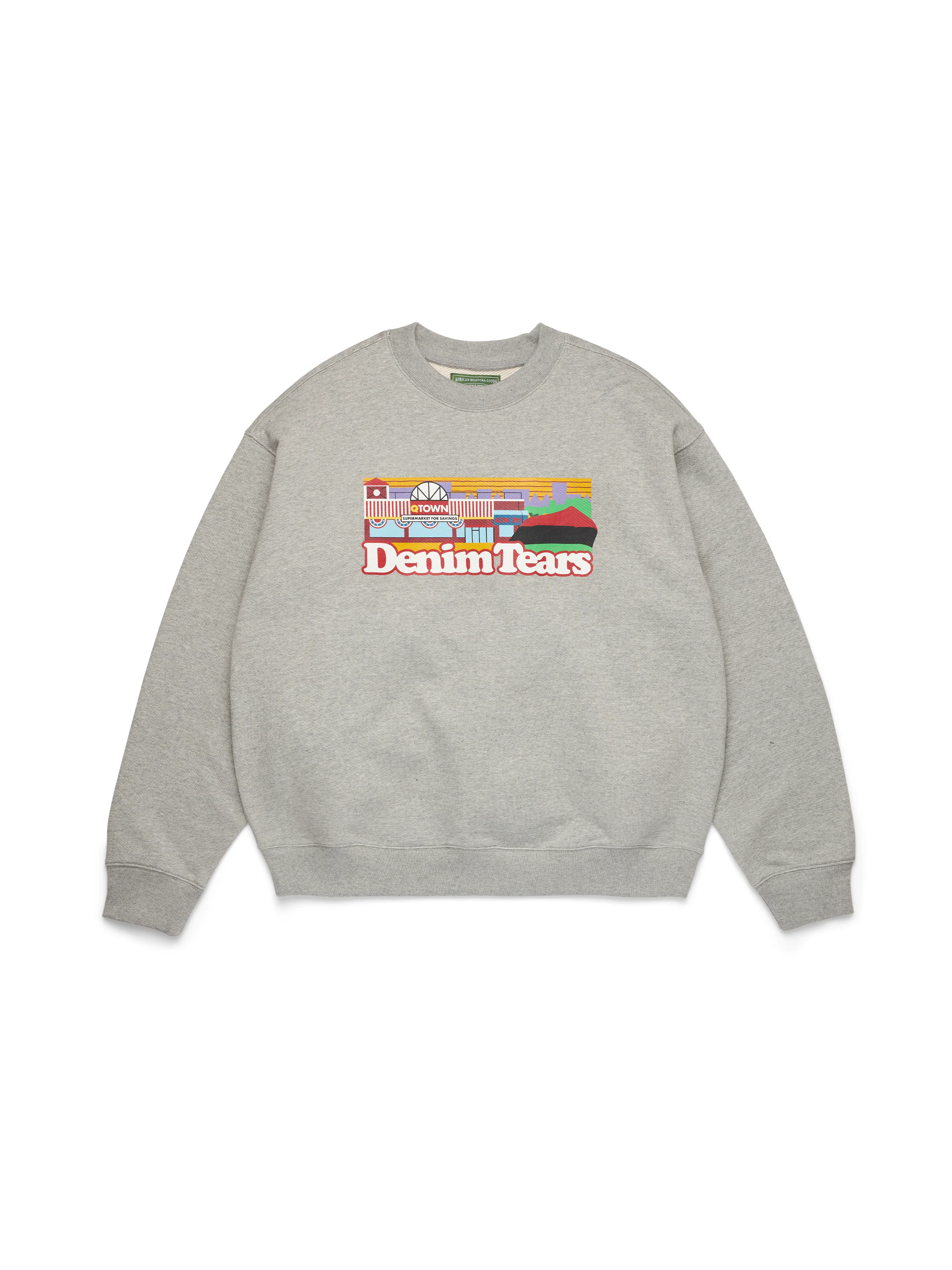 Liberty Rock Skyline Crewneck Grey