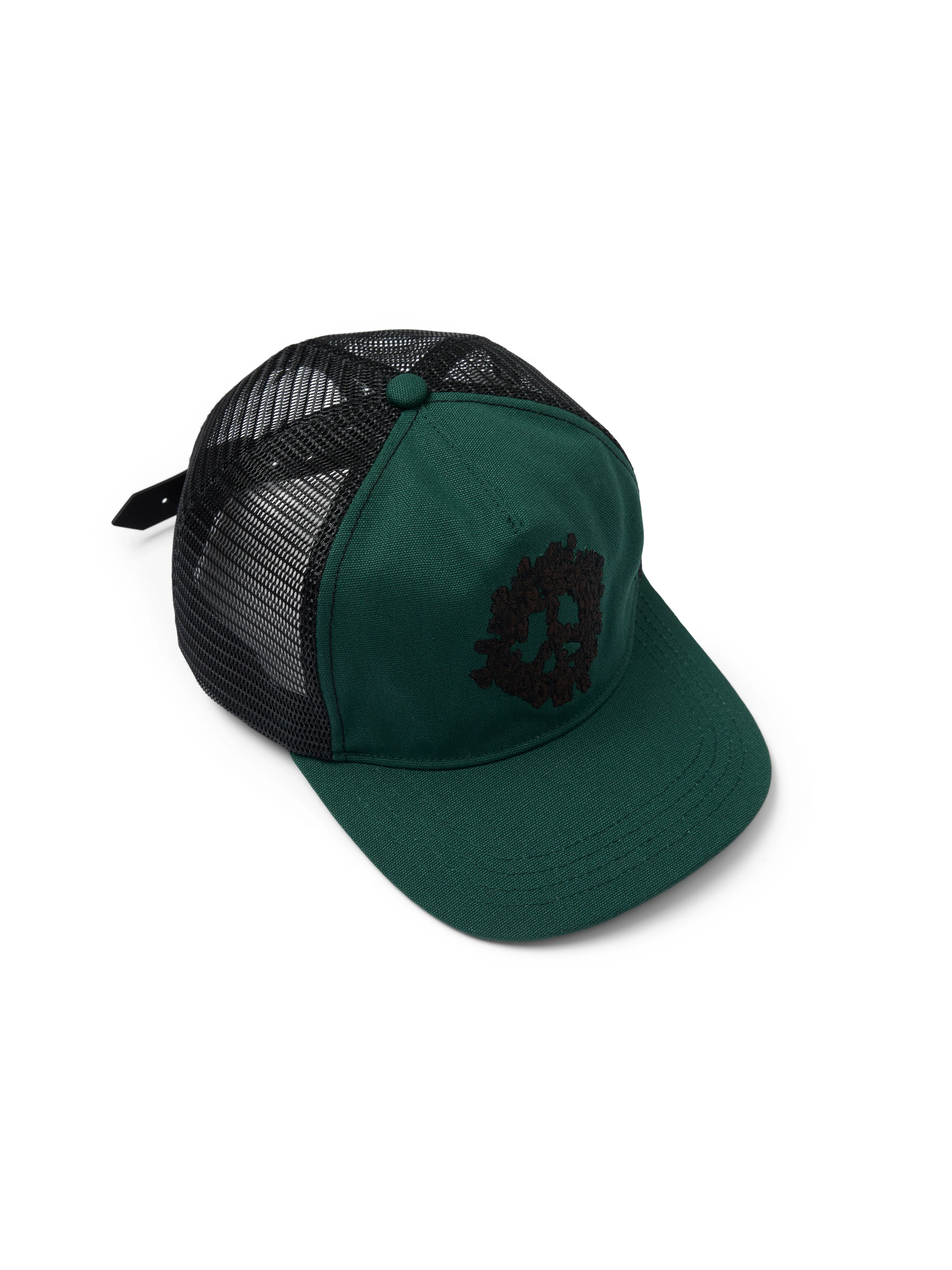Peace Wreath Trucker Hat Green